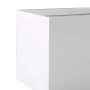 Weißer Vivanno Pflanzkübel Maxi, 100x45x45 cm, aus Fiberglas für Garten und Terrasse.