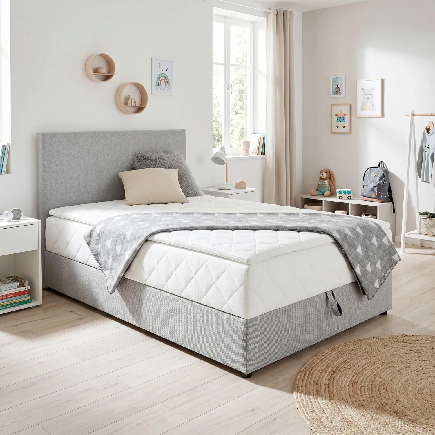 Based Boxbett Boxy in Grau ca. 120x200cm