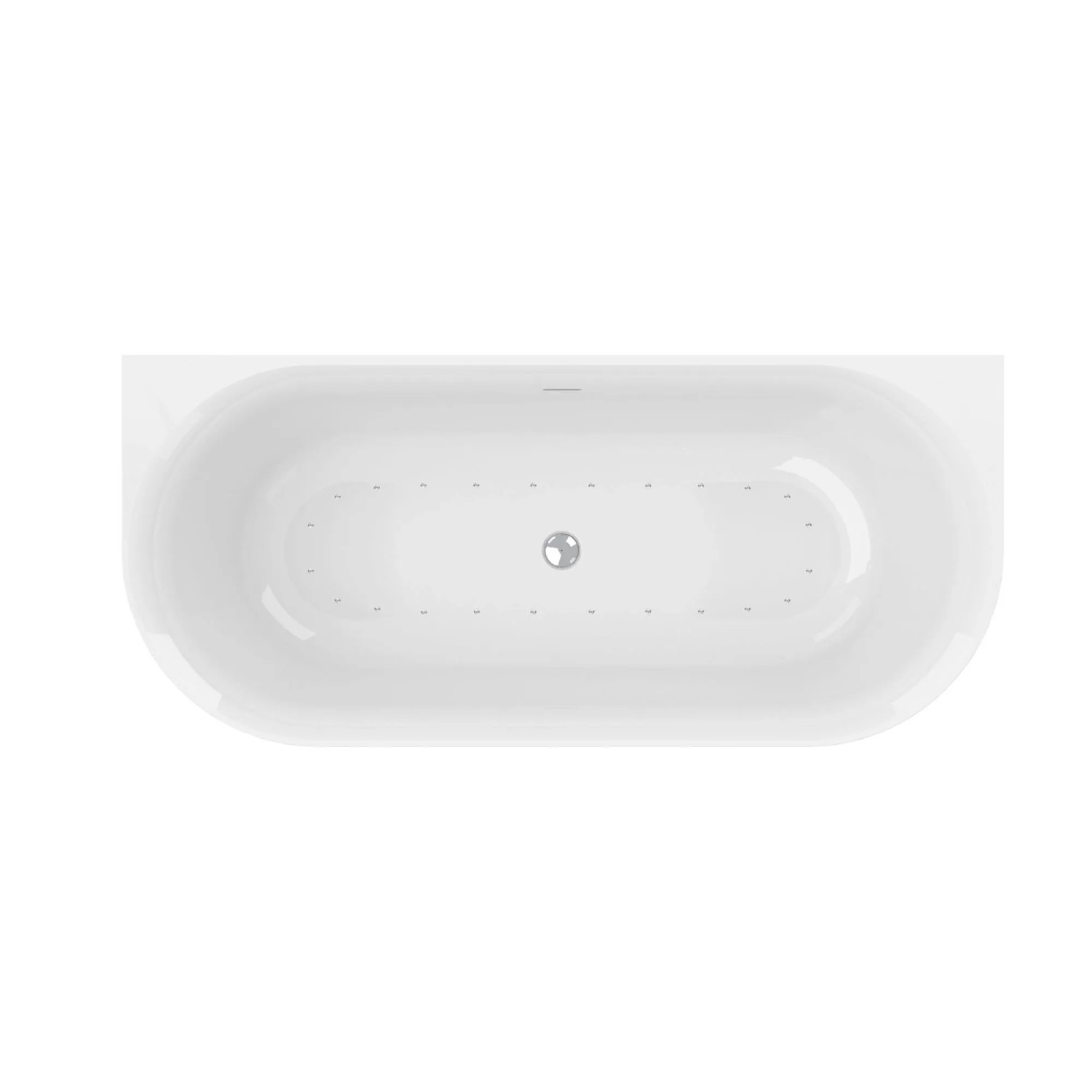 Ottofond Whirlpool Mince Vorwand Silent-System 180 cm x 80 cm Weiß