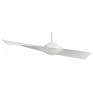 Weißer BEACON Deckenventilator Wing (132 cm) mit Fernbedienung. Modernes Design für Räume bis 20 m².