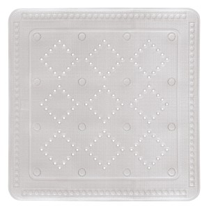 Transparente Kleine Wolke Duscheinlage Arosa 55x55 cm mit rutschhemmender Oberfläche.
