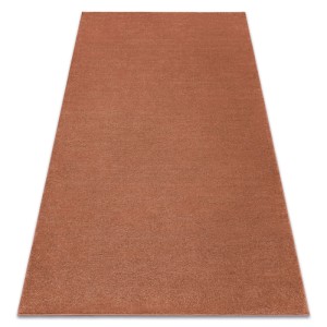 Rechteckiger RugsX Softy Teppich in Terracotta, 80x150cm, aus weichem Polypropylen.