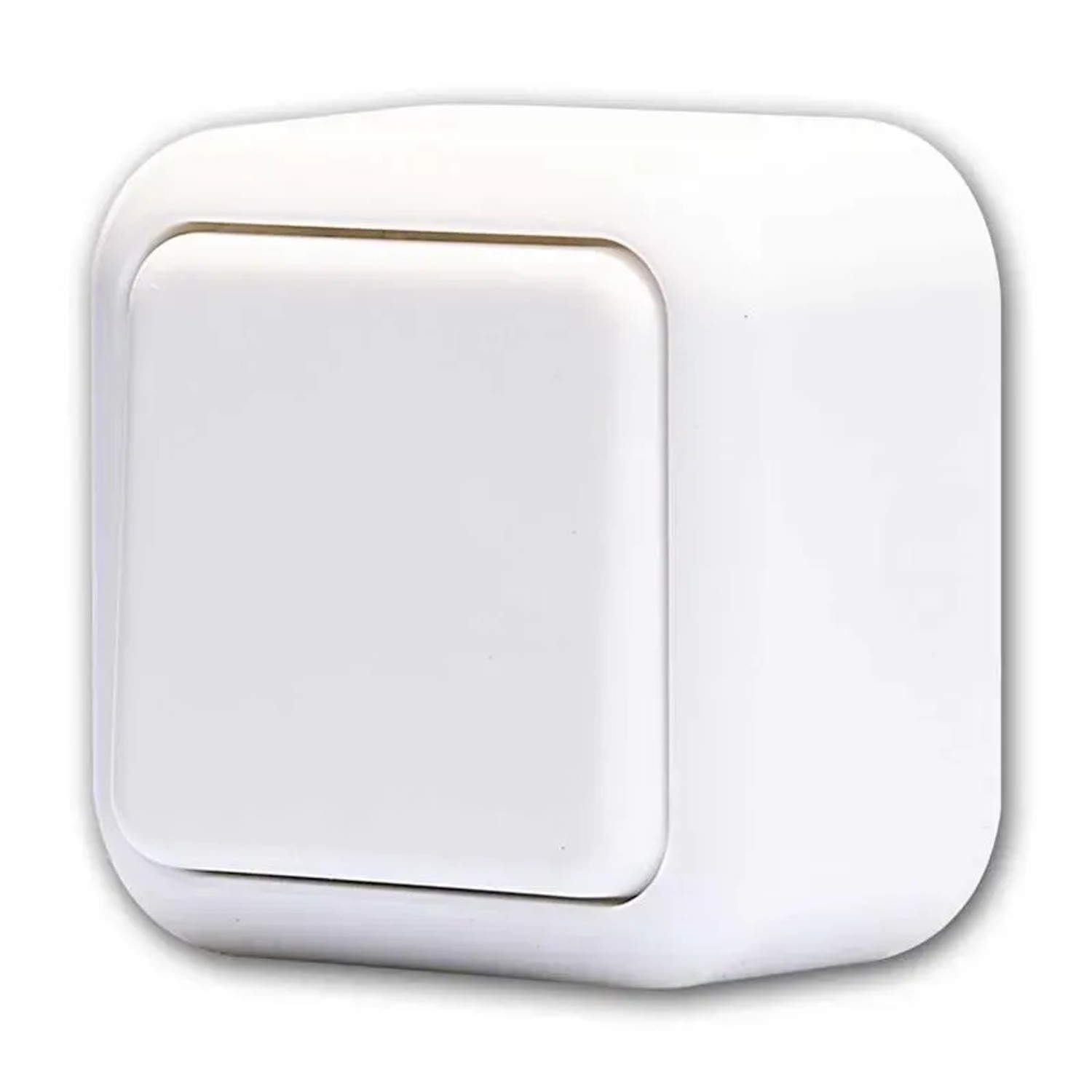 McPower FINERY Taster 250V10A Weiß Aufputz