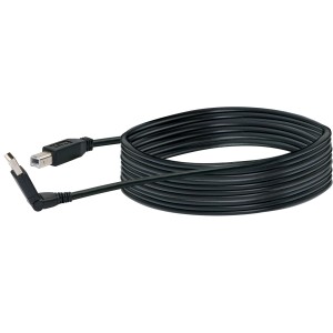 Schwaiger USB 2.0 Kabel (Stecker A auf Stecker B), 3m, drehbarer Stecker für Computer & Multimedia.