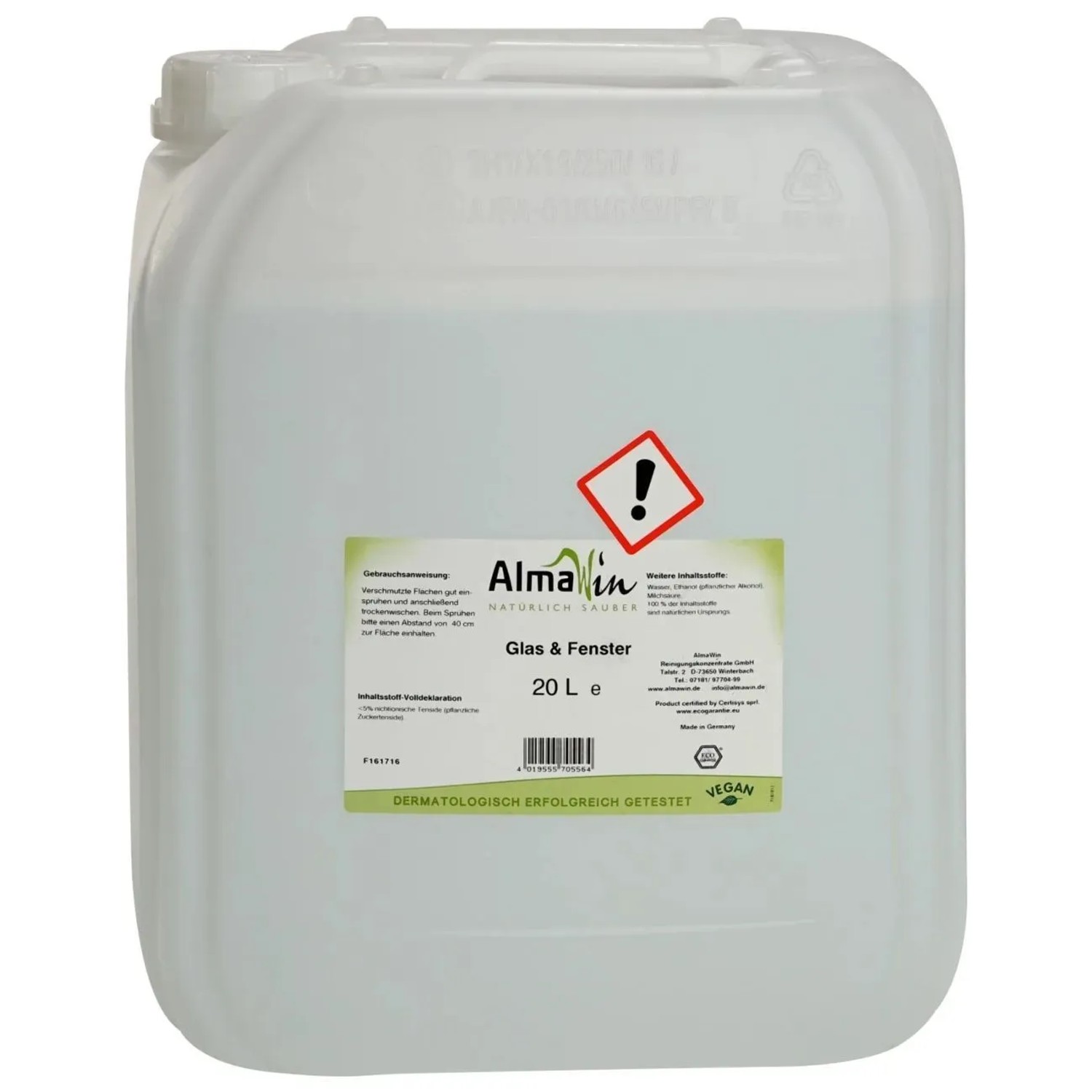 Almawin Glas- und Fensterreiniger Konzentrat 20 Liter