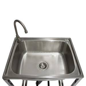 Monstershop Edelstahl Camping Spüle