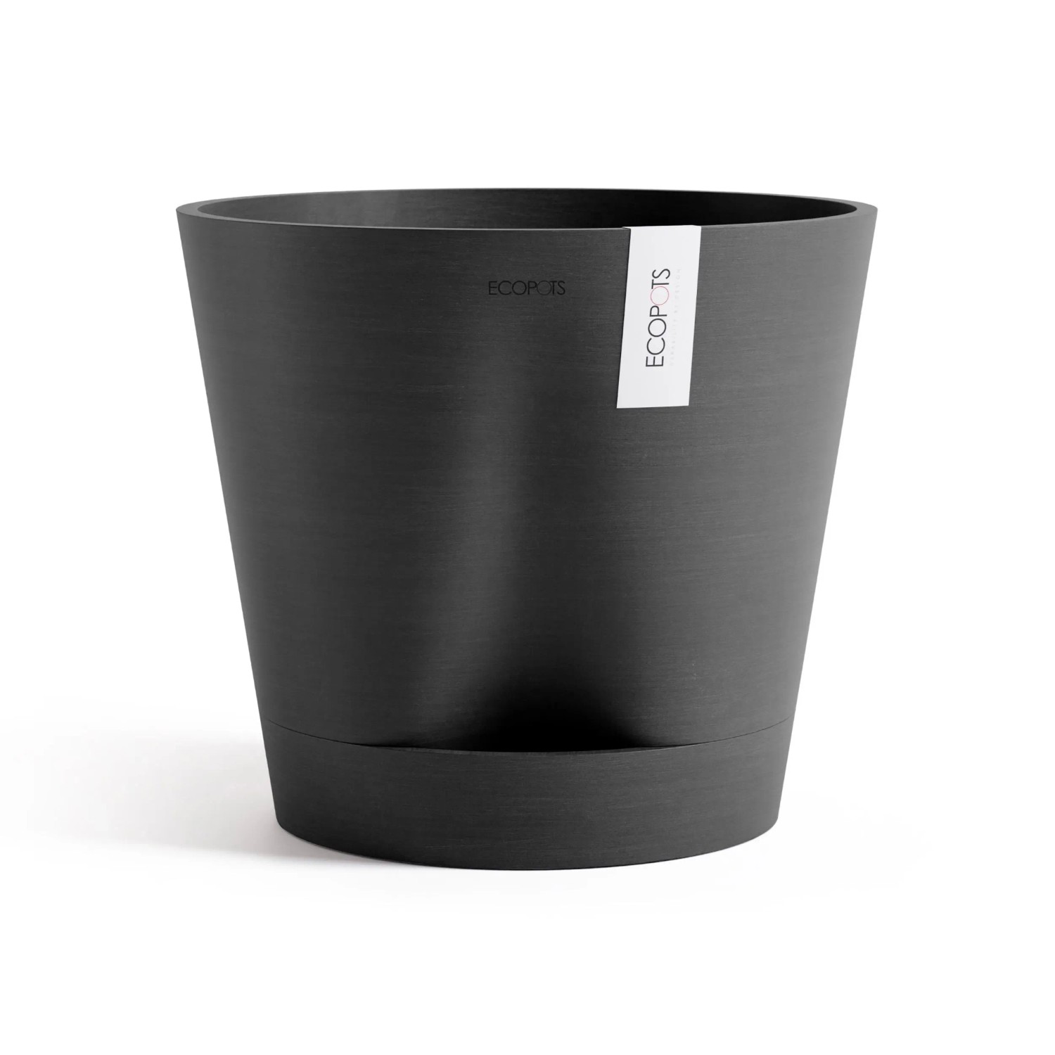 Ecopots Pflanztopf Venice 2 Dunkelgrau 40 cm x 35 cm günstig online kaufen