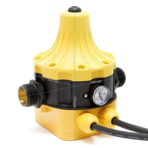 Wiltec Druckschalter EPC-5, 230V, 1-phasig für Pumpensteuerung und Hauswasserwerk.