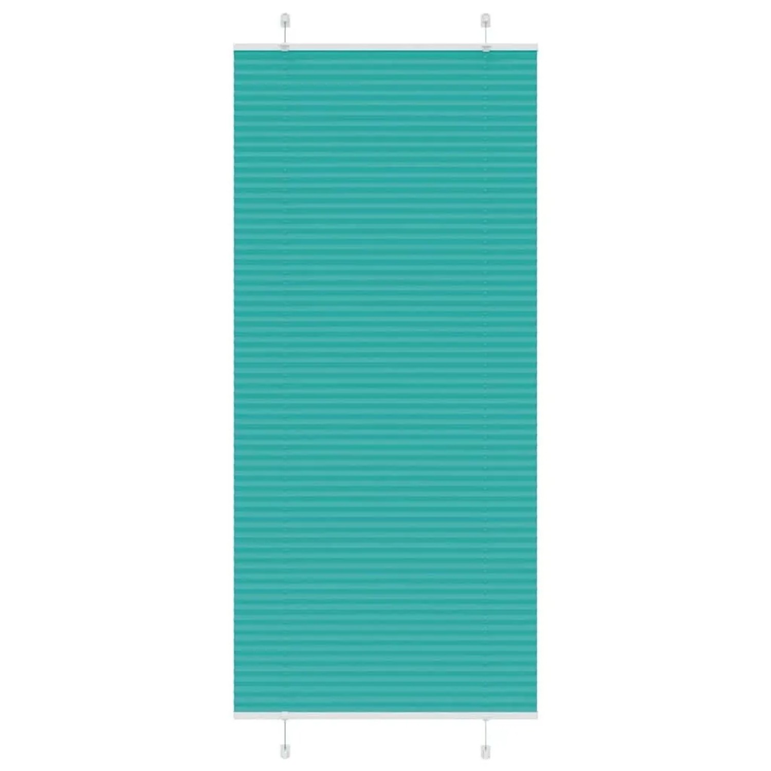 vidaXL Plissee Petrolgrün 100x200 cm Stoffbreite 99,4 cm Polyester 4015415 günstig online kaufen