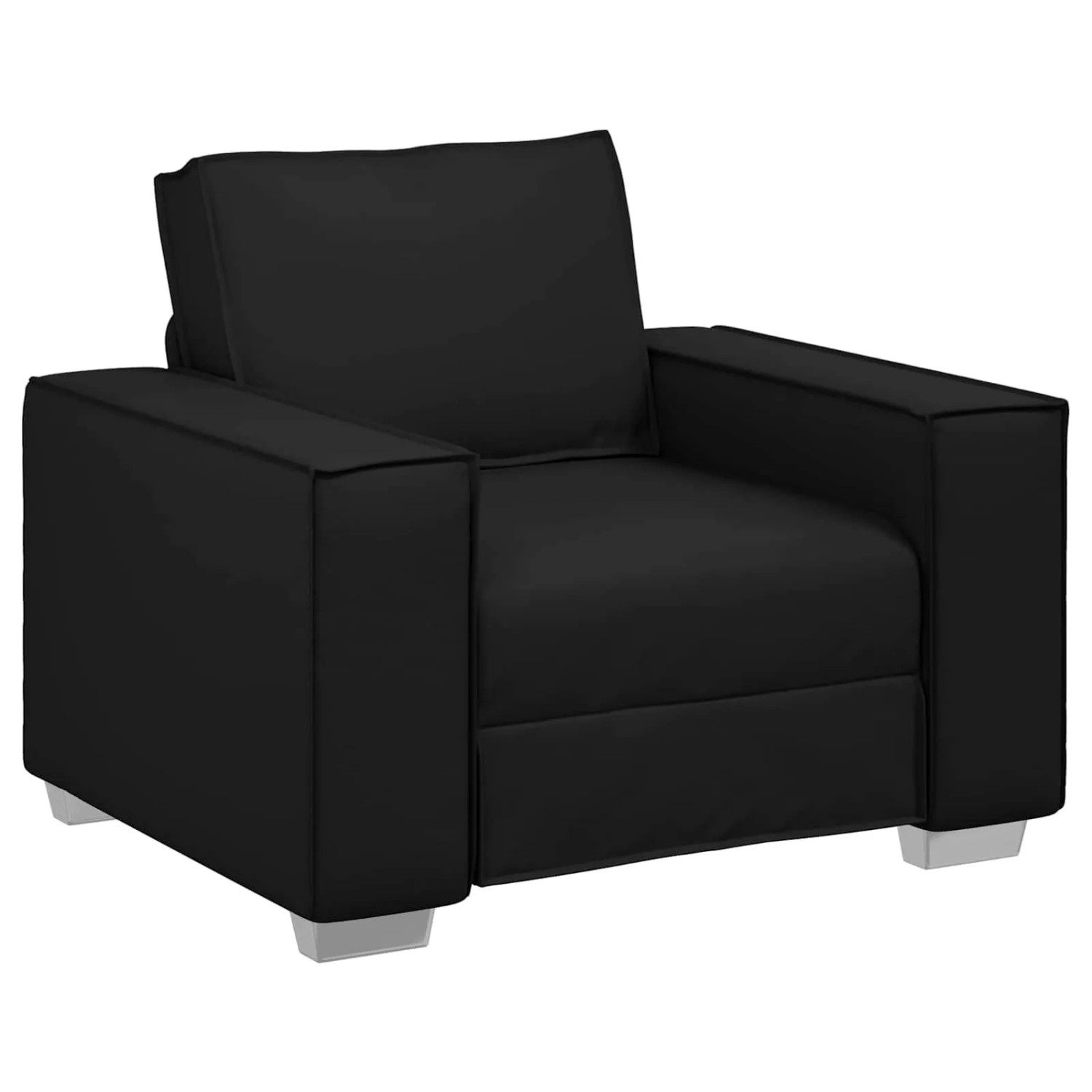 Thumbnail - vidaXL Sofa Schwarz 99 x 80 x 84 cm Stoff 4105044