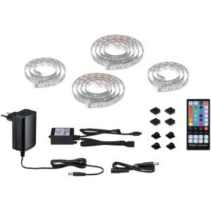 Paulmann MaxLED 250 TV Comfort Set für 55 Zoll Fernseher mit LED Streifen, Fernbedienung und Zubehör.