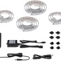 Paulmann MaxLED 250 TV Comfort Set für 55 Zoll Fernseher mit LED Streifen, Fernbedienung und Zubehör.