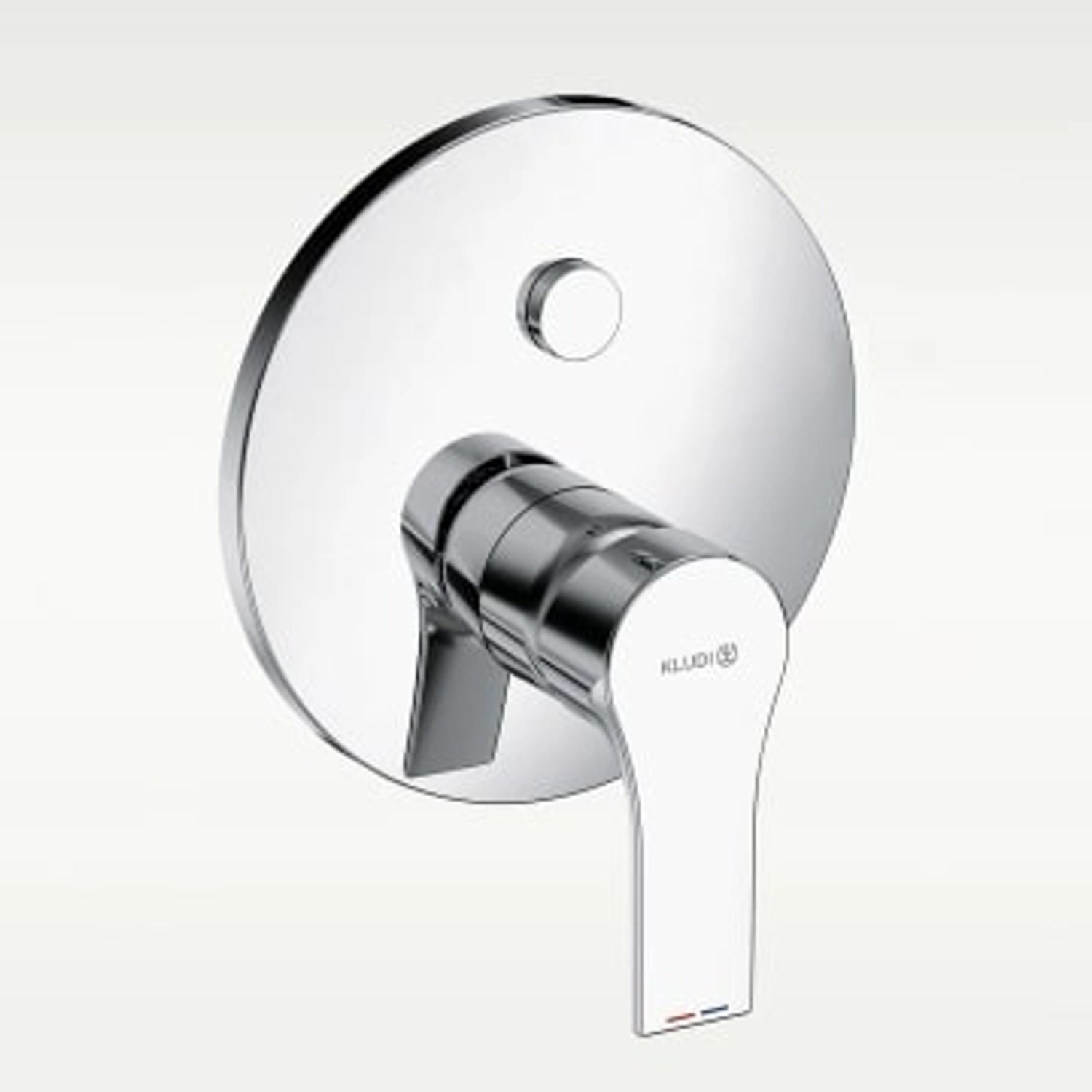 Kludi ZENTA SL UP-Wannenfüll- und Brause-Einhandmischer Feinbau-Set ZENTA Push in Chrom