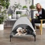 PawHut Erhöhtes Hundebett Polyester 76 x 61 x 71cm Hellgrau_8