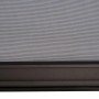 Sonnenrollo Mirador 3,6 m in Anthrazit für Terrassenüberdachung, Detailansicht des Textilmaterials.