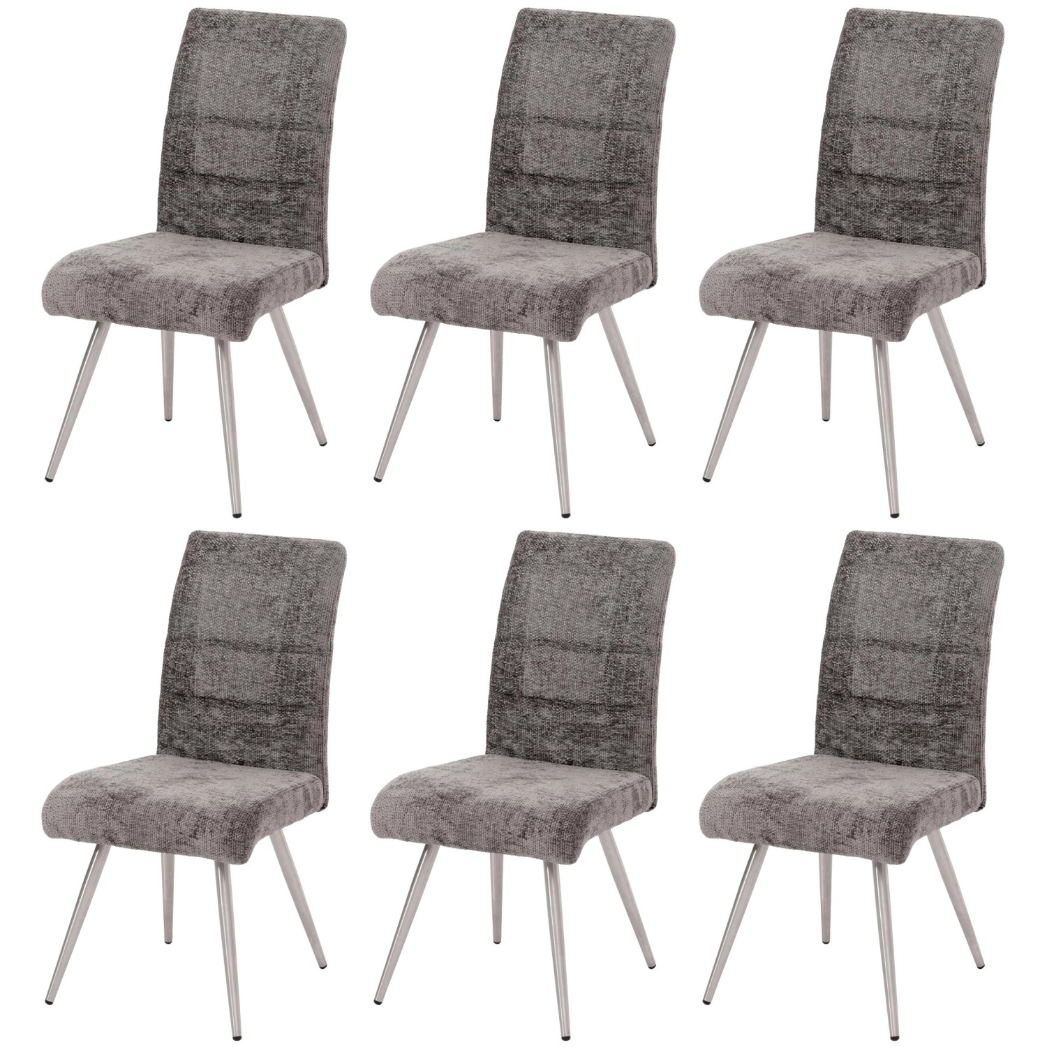 MCW Esszimmerstuhl G55 6er-Set Dunkelgrau günstig online kaufen