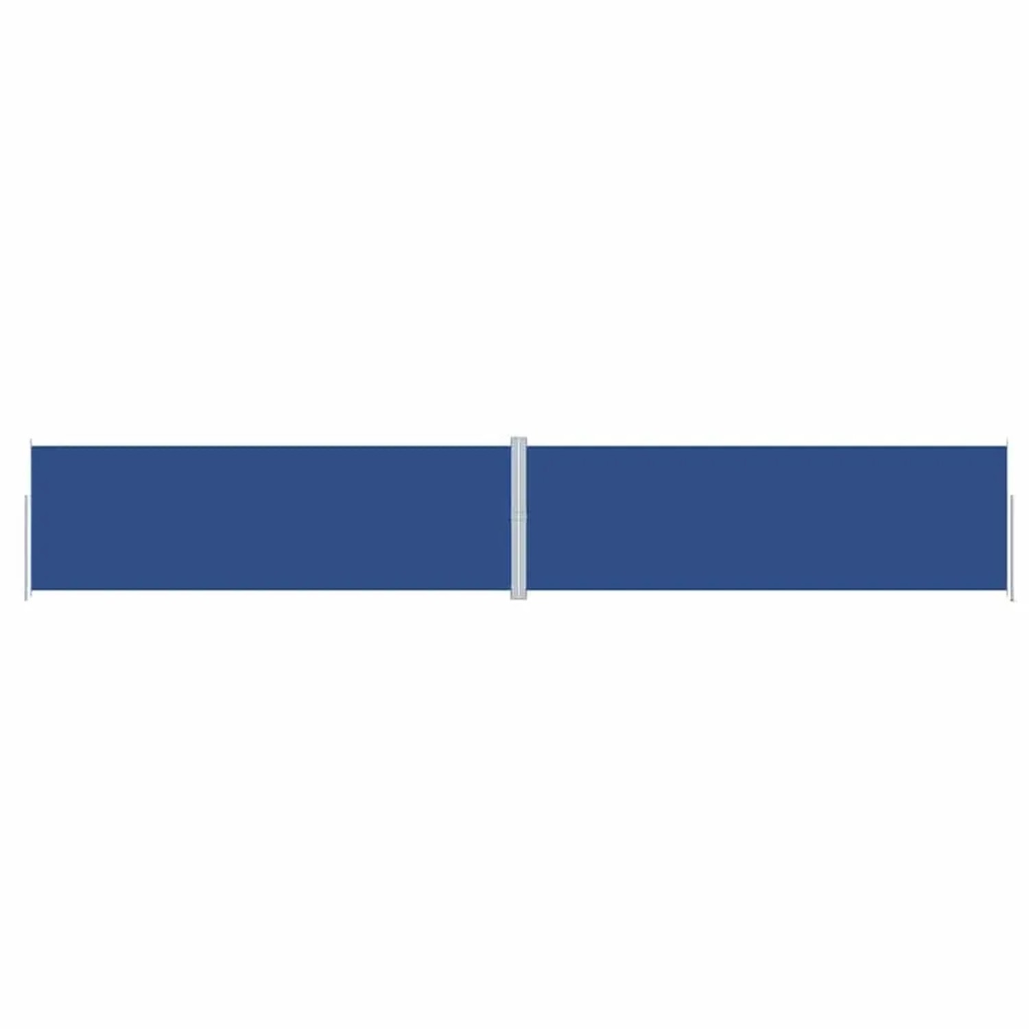 vidaXL Seitenmarkise Ausziehbar Blau 200x1200 cm 318082