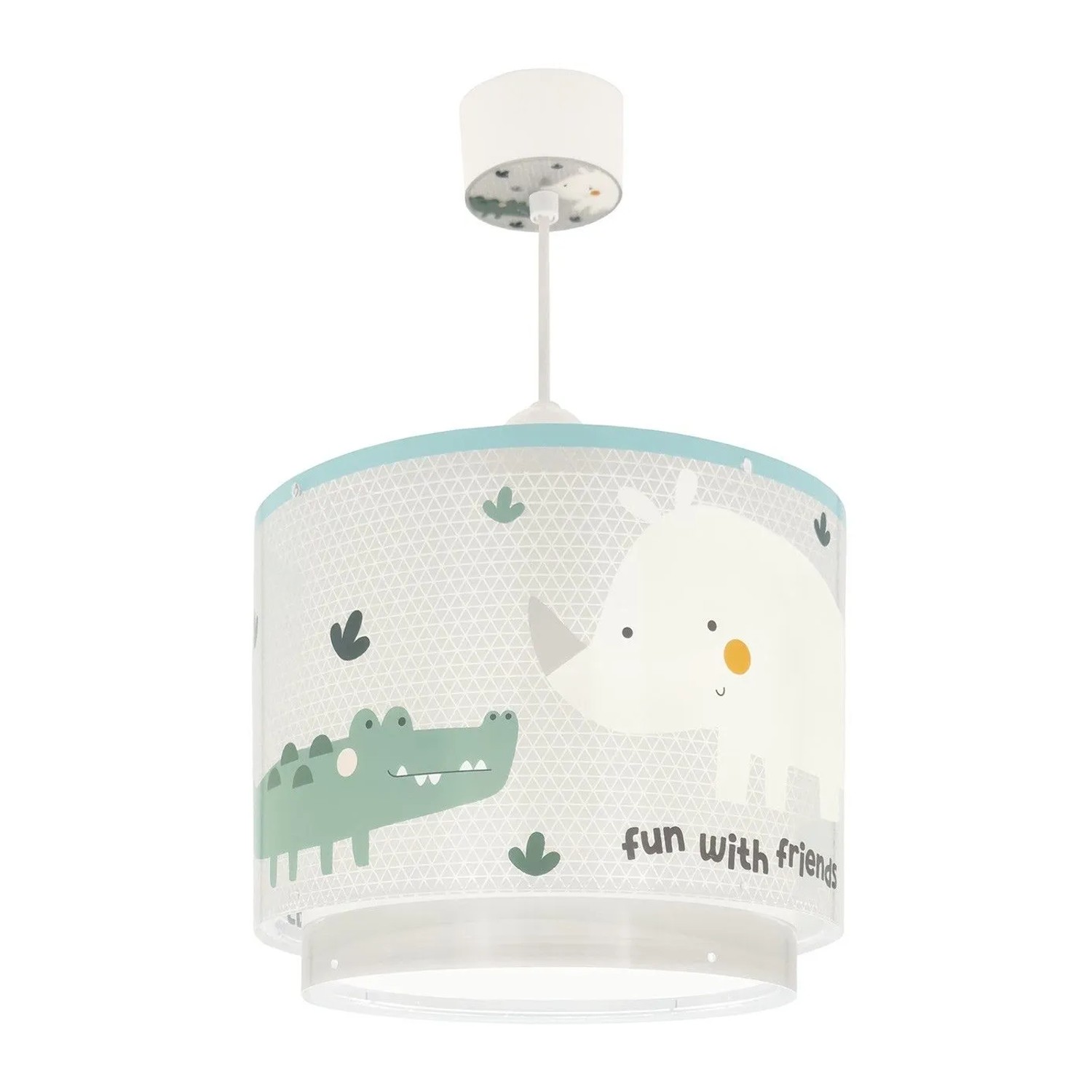 Dalber Kinderzimmer Deckenlampe Nashorn & Kroko