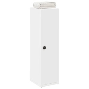 vidaXL Badezimmerschrank mit Rollenhalter Weiß 20,5x22x72 cm 858515