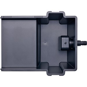 Pontec PondoFall Bachlaufschale aus Kunststoff, mit Schlauchtülle für Teich und Garten.