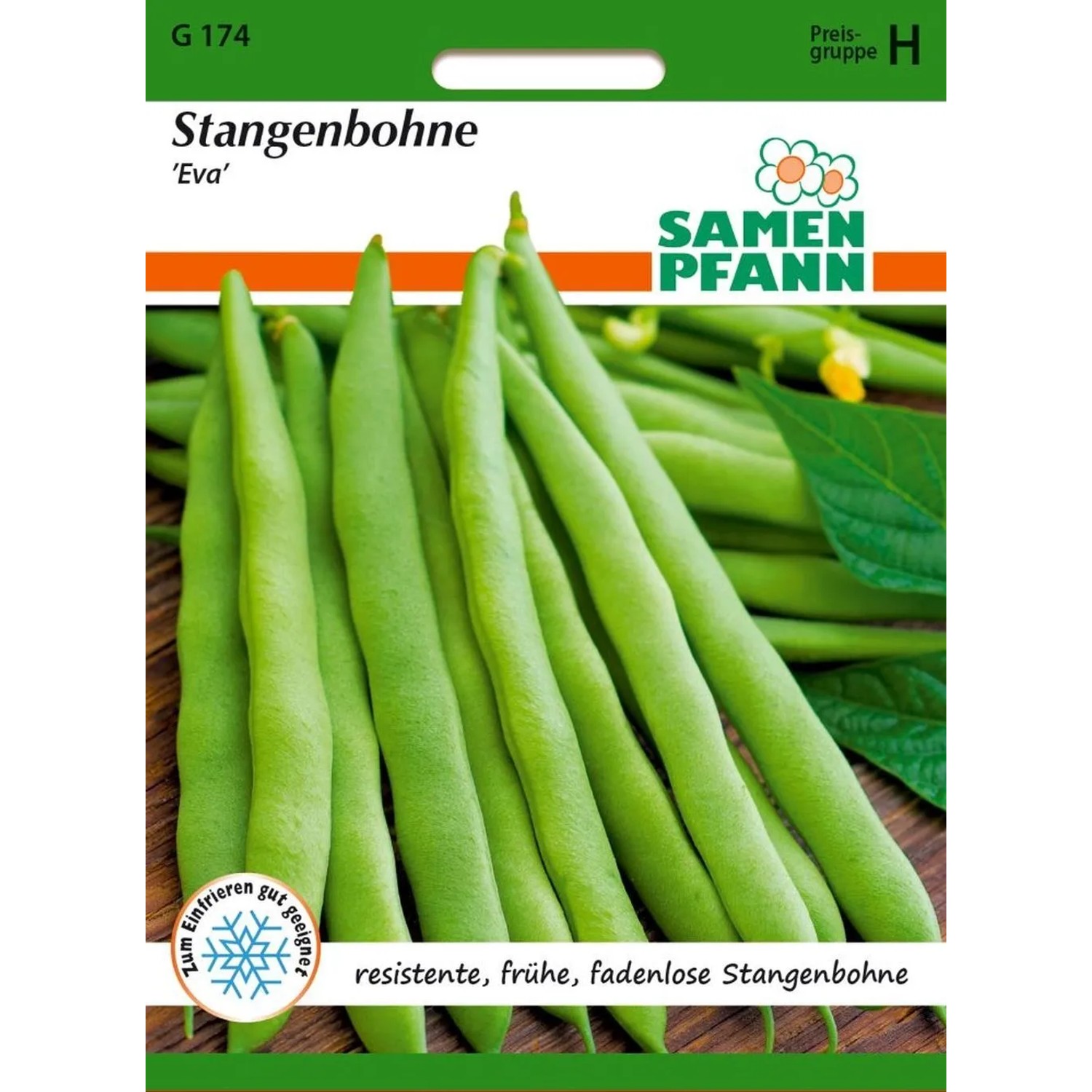 SAMEN PFANN Stangenbohne Eva