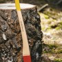 Ochsenkopf Forstaxt Universal Gold, 1,25kg, mit Hickory-Stiel und Stahl-Stielschutzhülse.