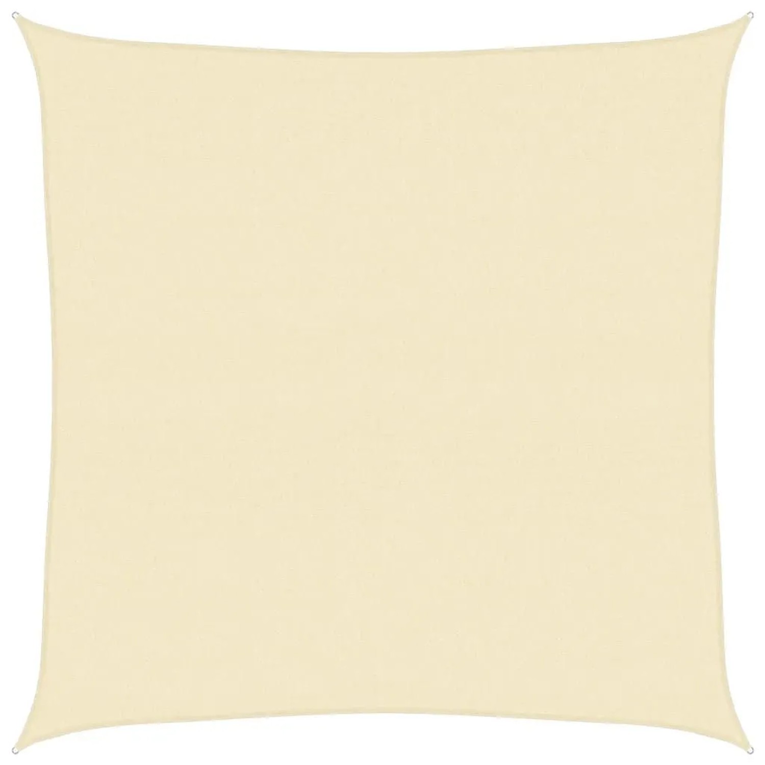 vidaXL Sonnensegel 160 g/m² Creme 4x4 m HDPE 311166