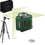 Bosch UniversalLevel 360 Kreuzlinienlaser Set mit Stativ, Tasche und Batterien.