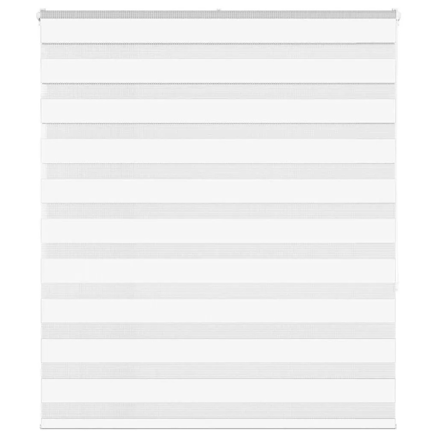 vidaXL Doppelrollo Weiß 130x150 cm Stoffbreite 125,9 cm Polyester 4014761