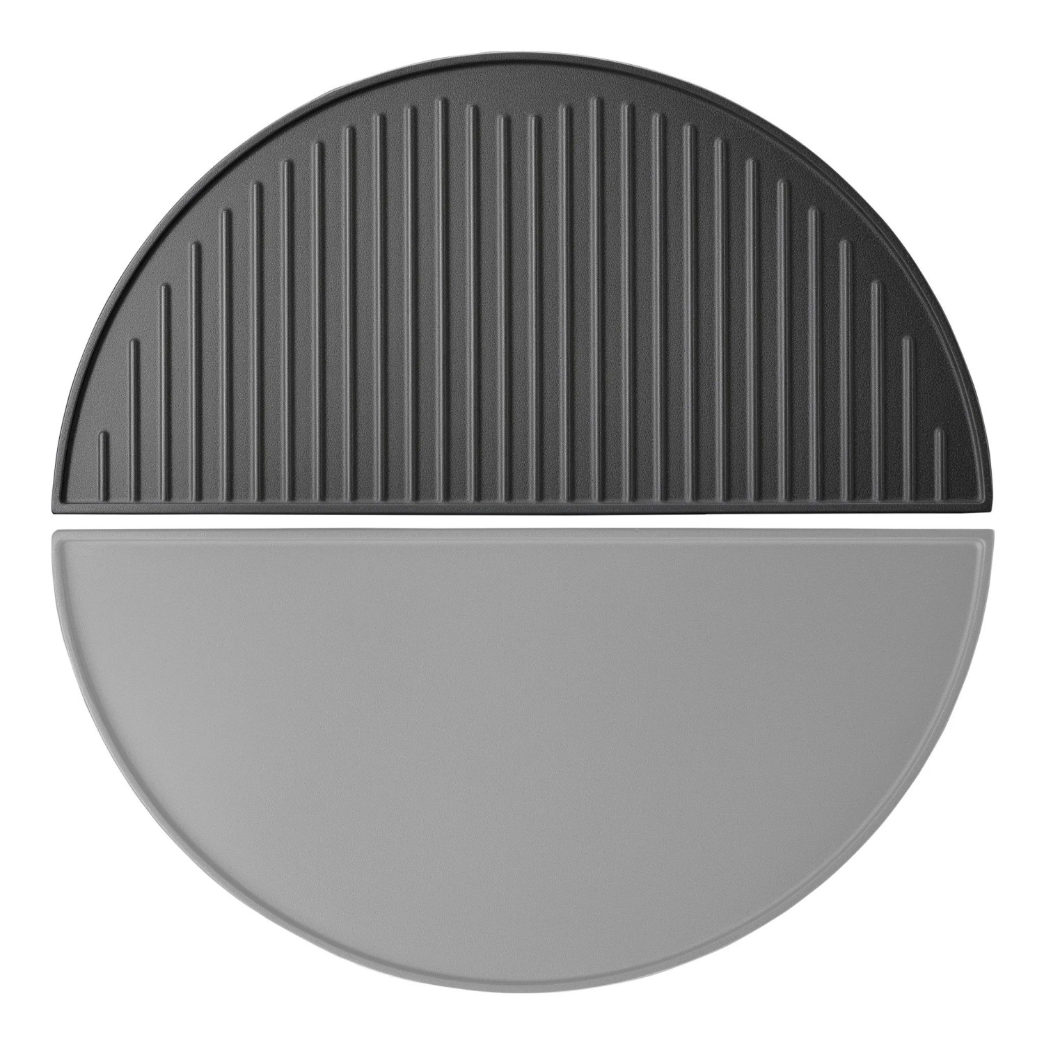 Wiltec Gusseisen Grillplatte 46,7x22,8x1,5cm Grill Platte Grillzubehör BBQ