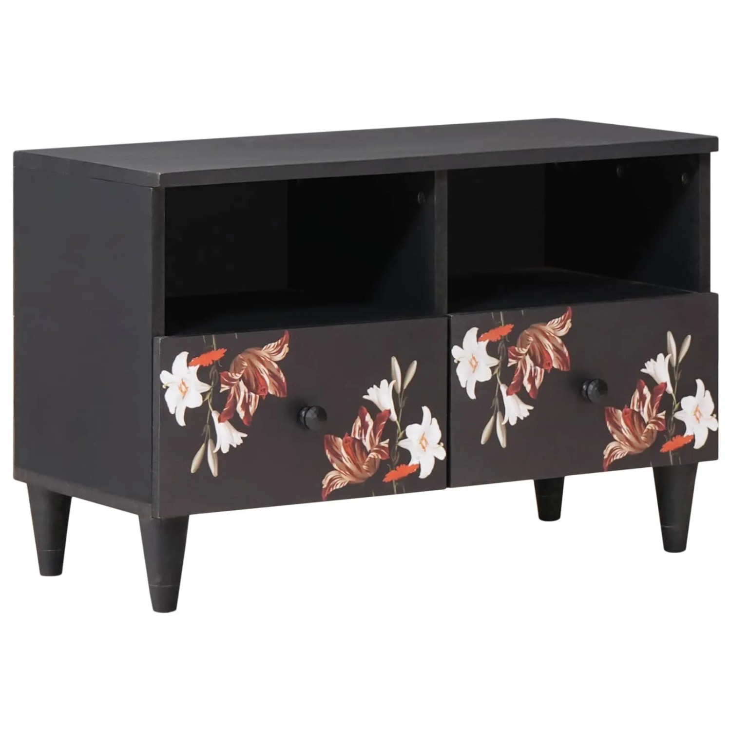 vidaXL Stauraumschränke Mehrfarbig 70 x 33,5 x 46 cm Massivholz Mango 4018701