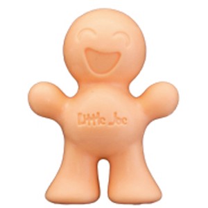 Little Joe Lufterfrischer Passionsfrucht für Auto, orangefarbene Duftfigur mit Gesicht.