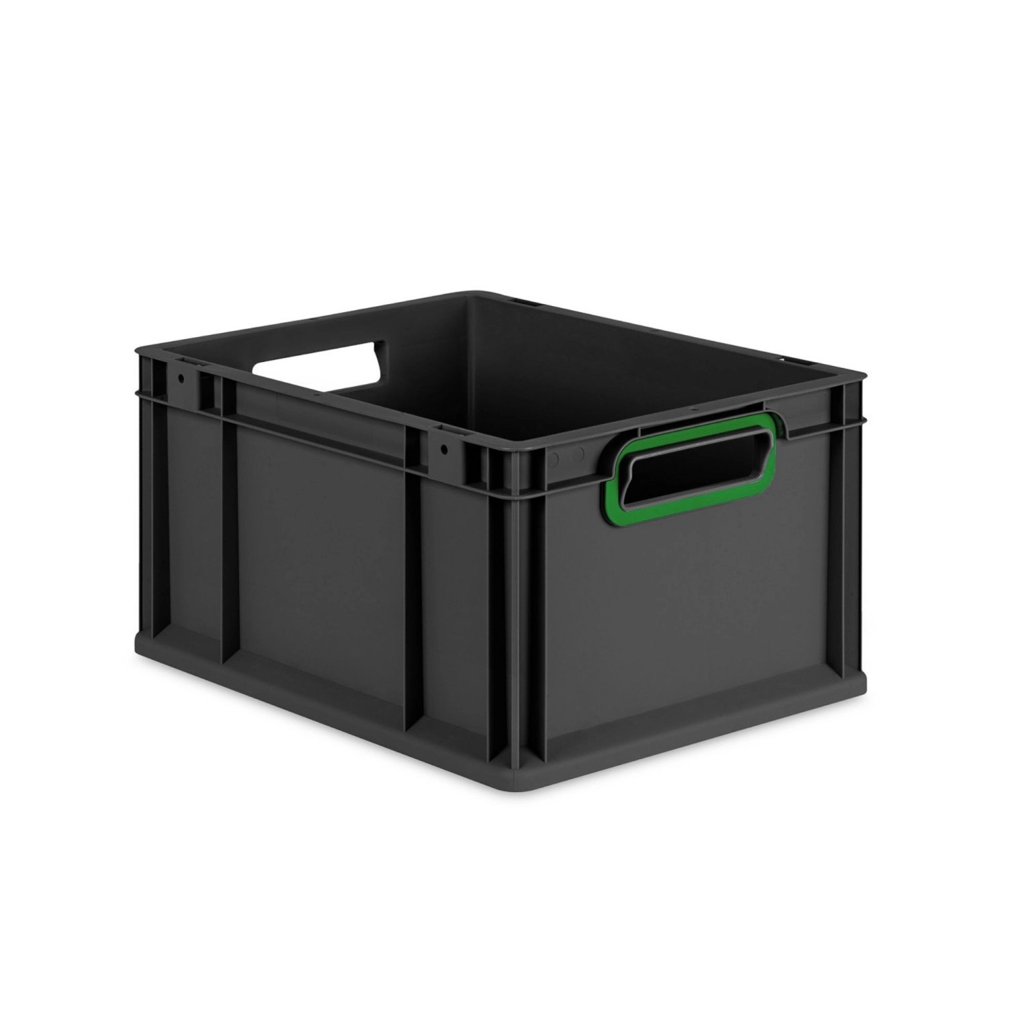 PROREGAL Eurobox Nextgen Color HxBxT 22x30x40cm 20 Liter Griffe Grün Offen günstig online kaufen