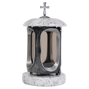 KOKA Grablampe mit Kreuz Silber Viscont White