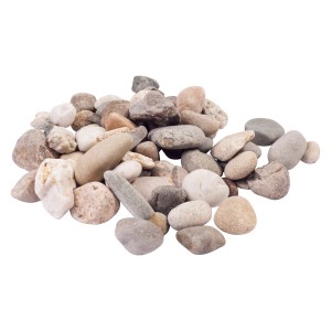 Buntkies Rhein, 20-40 mm, 15 kg Sack. Dekorative, natürlich bunte Zierkiesel für Garten und Haus.