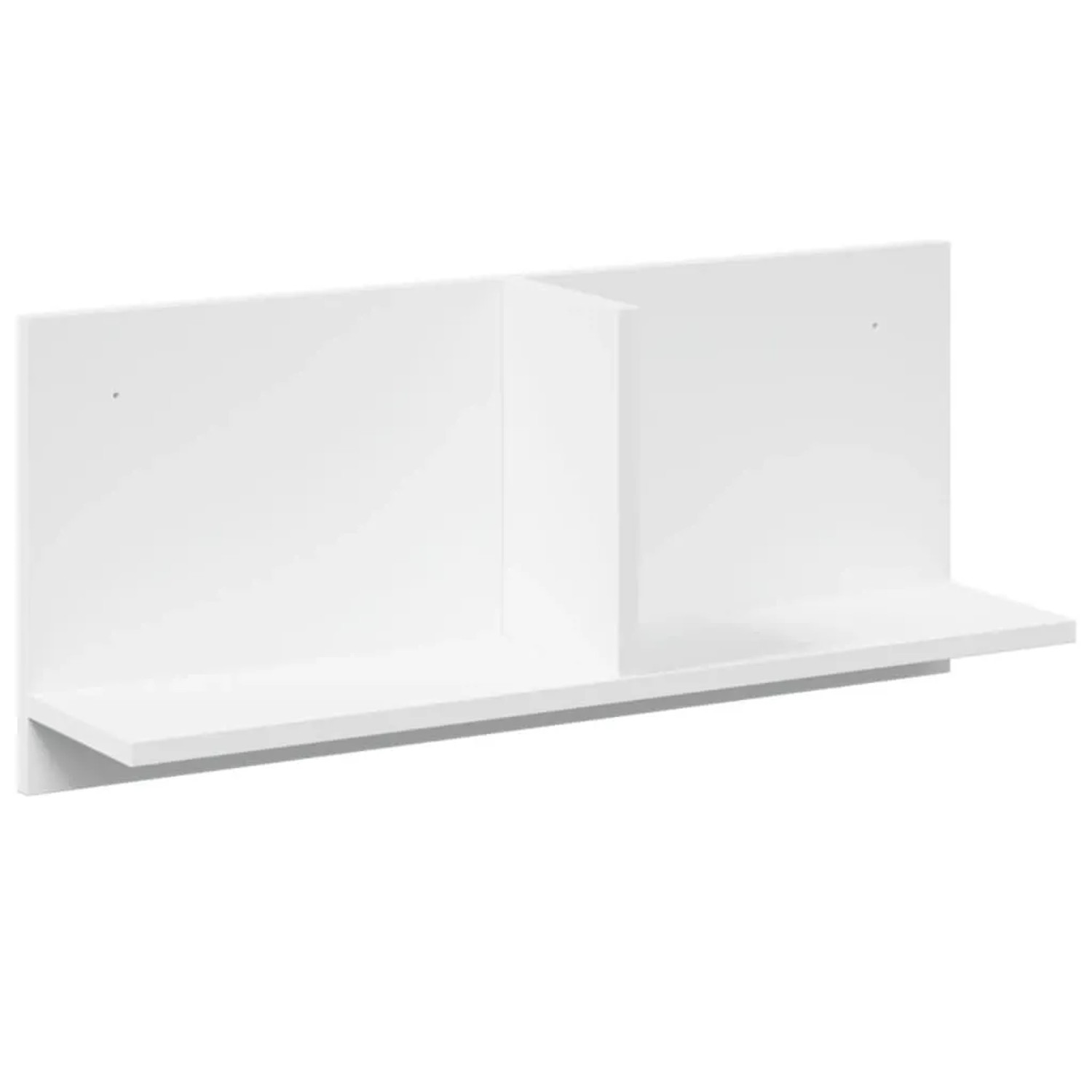 vidaXL Wandschrank 70x16,5x30 cm Weiß Holzwerkstoff 854850