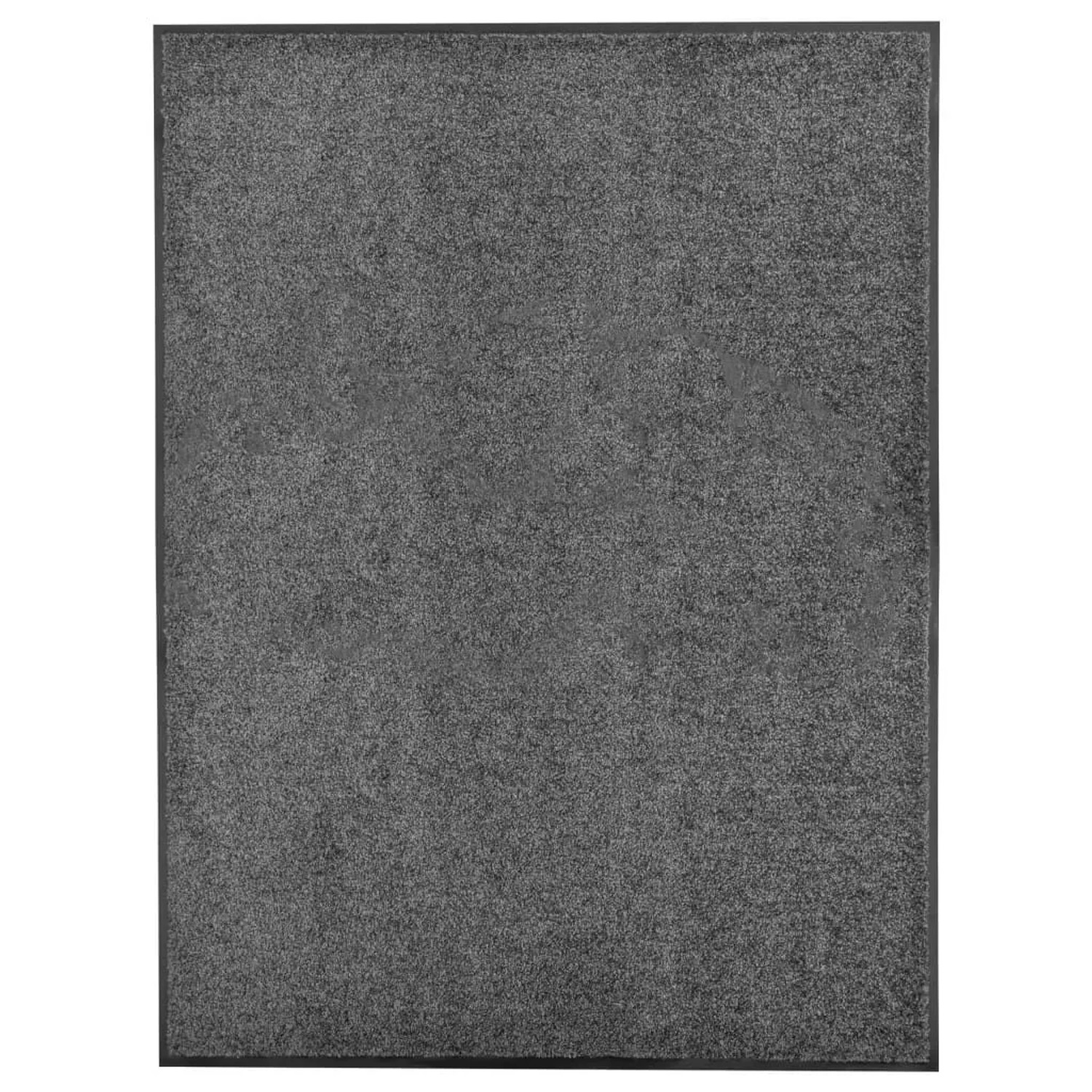 vidaXL Fußmatte Waschbar Anthrazit 90x120 cm 323418
