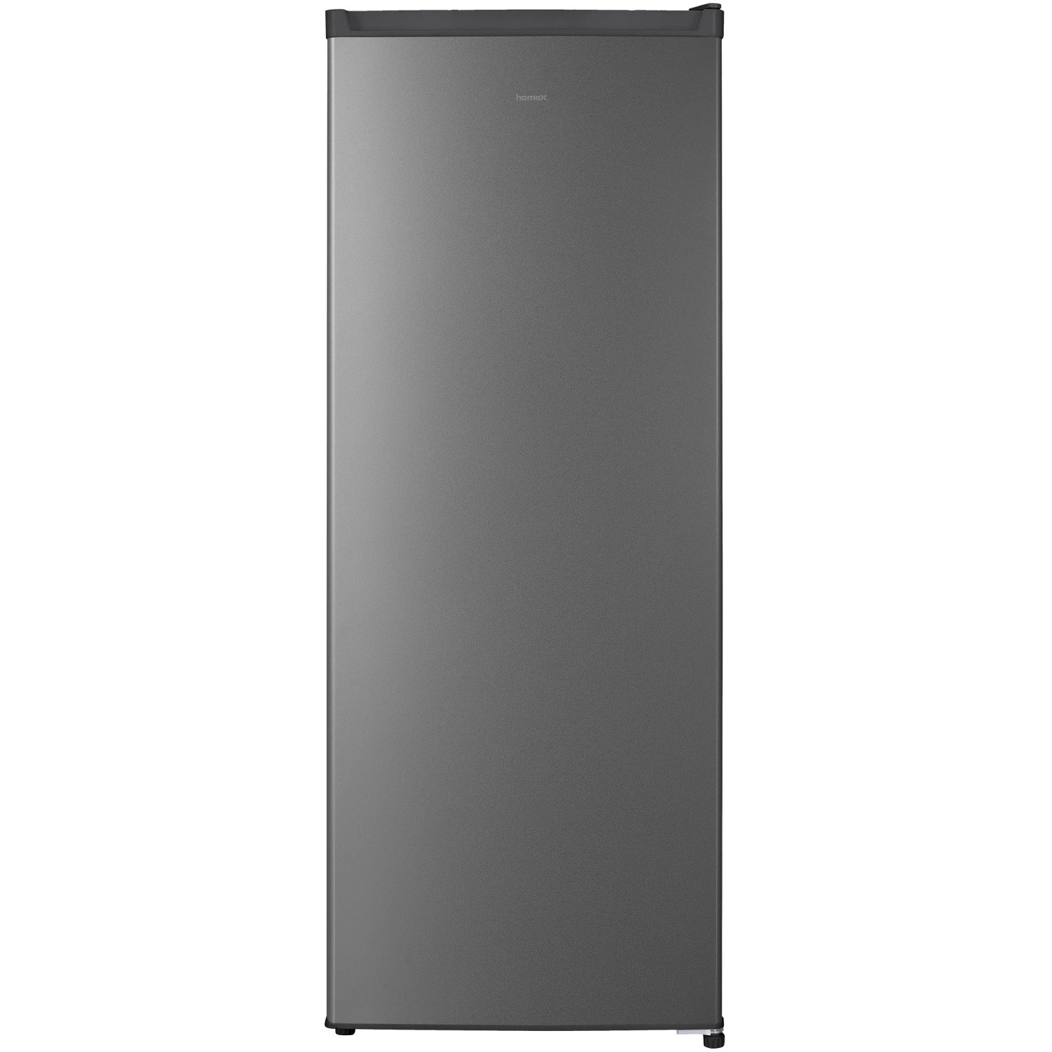 homeX CS2422E-S Kühlschrank ohne Gefrierfach Groß Freistehender Vollraumkühlschrank 242 Liter 143 cm Hoch Silber