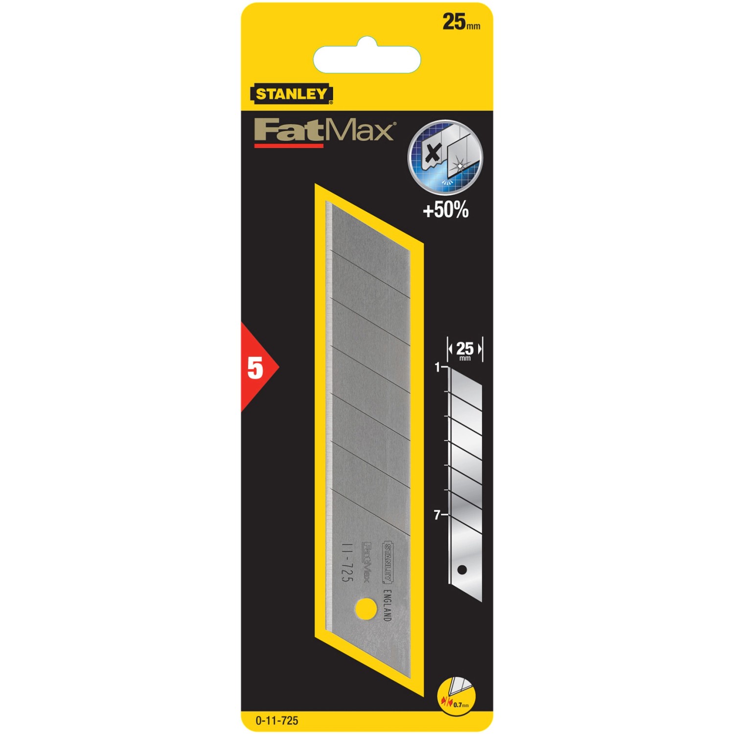 Stanley Abbrechklingen FatMax  25 mm 5 Stück