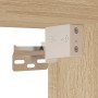 Detailaufnahme Wand-Nachttisch Sonoma-Eiche, Montageelemente sichtbar.