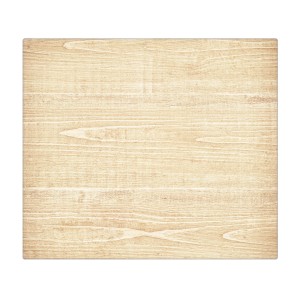 Banjado Herdabdeckplatte aus Glas, 60x52cm, mit Holz-Motiv. Schneidebrett & Spritzschutz in einem.