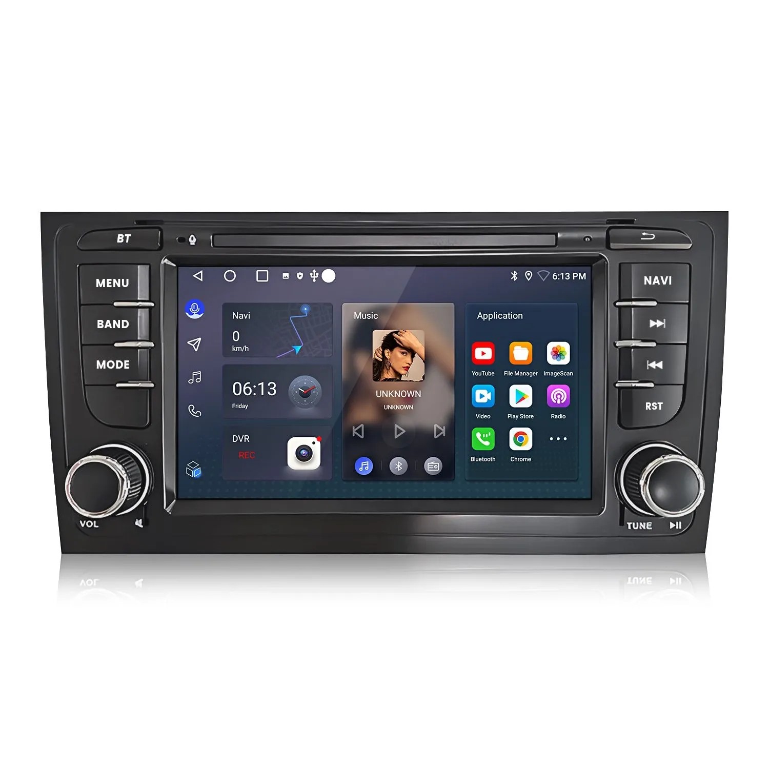 Junsun 7 Zoll Autoradio Für AUDI A6 1997 To 2004