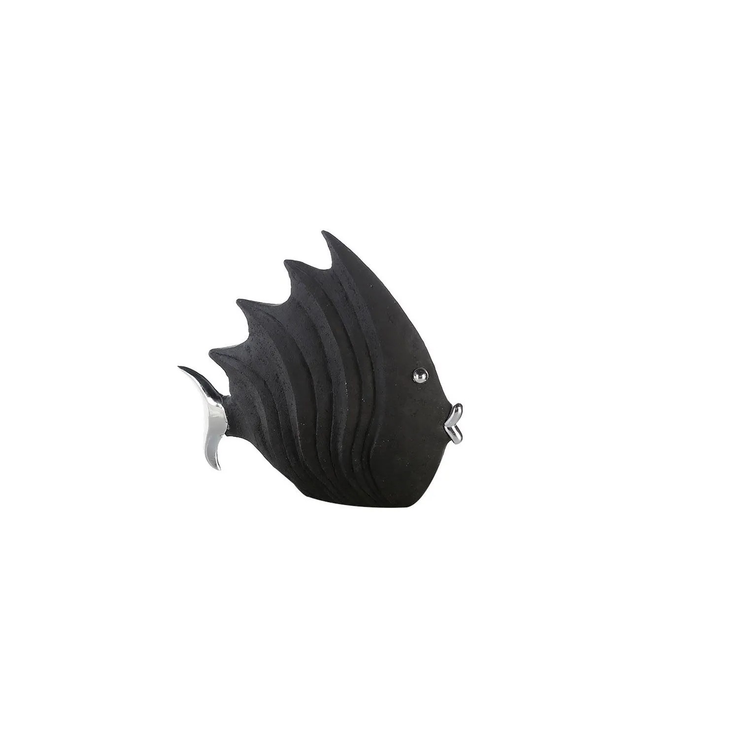 Gilde Figur Fisch Schwarz 26 cm x 29 cm
