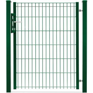 Grünes Gartentor-Set Michl Vario light, 120 cm hoch, aus verzinktem und pulverbeschichtetem Metall.