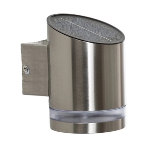 Lindby LED Solarleuchte Außen Salma 9945059 Spritzwassergeschützt Modern in Alu aus Edelstahl 1-flammig