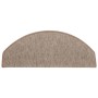 Beautissu Stufenmatte ProStair, 65x28cm, sand, halbrunde Form. Treppenschutz für mehr Sicherheit.