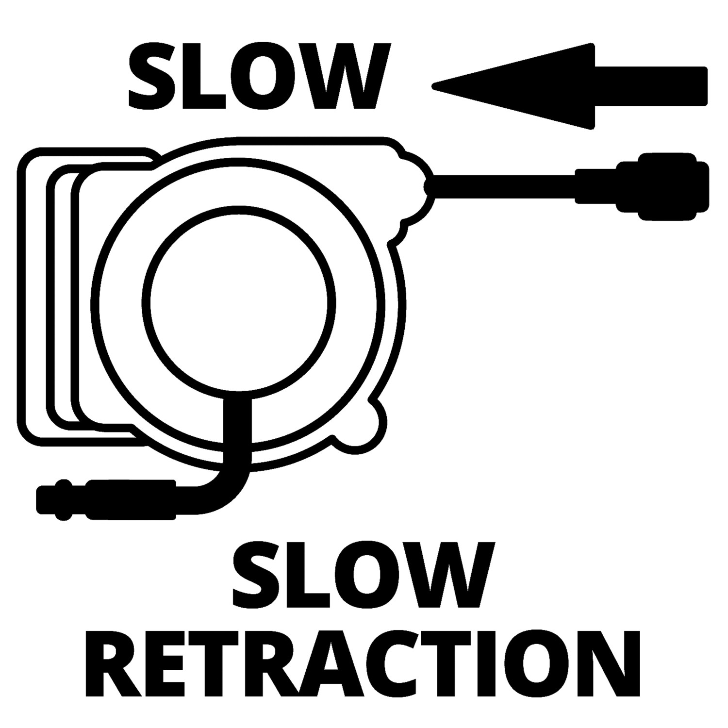 Symbol für Einhell Schlauchtrommel TC-PH 150: langsamer Einzug