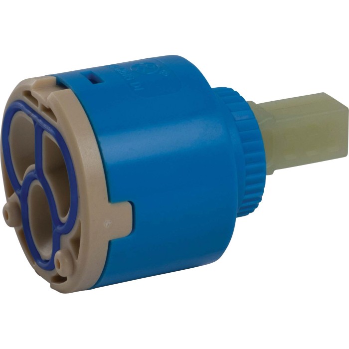 PATIKIL Außenwasserhahn-Griff – Quadratisch 6x6 Mm, Gusseisen, Blau – Inkl. Schrauben & Abstandshalter – Für Ventile