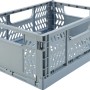 Graublaue Klappbox Under The Sea, Teil eines 3er-Sets Aufbewahrungsboxen für Kinderzimmer.