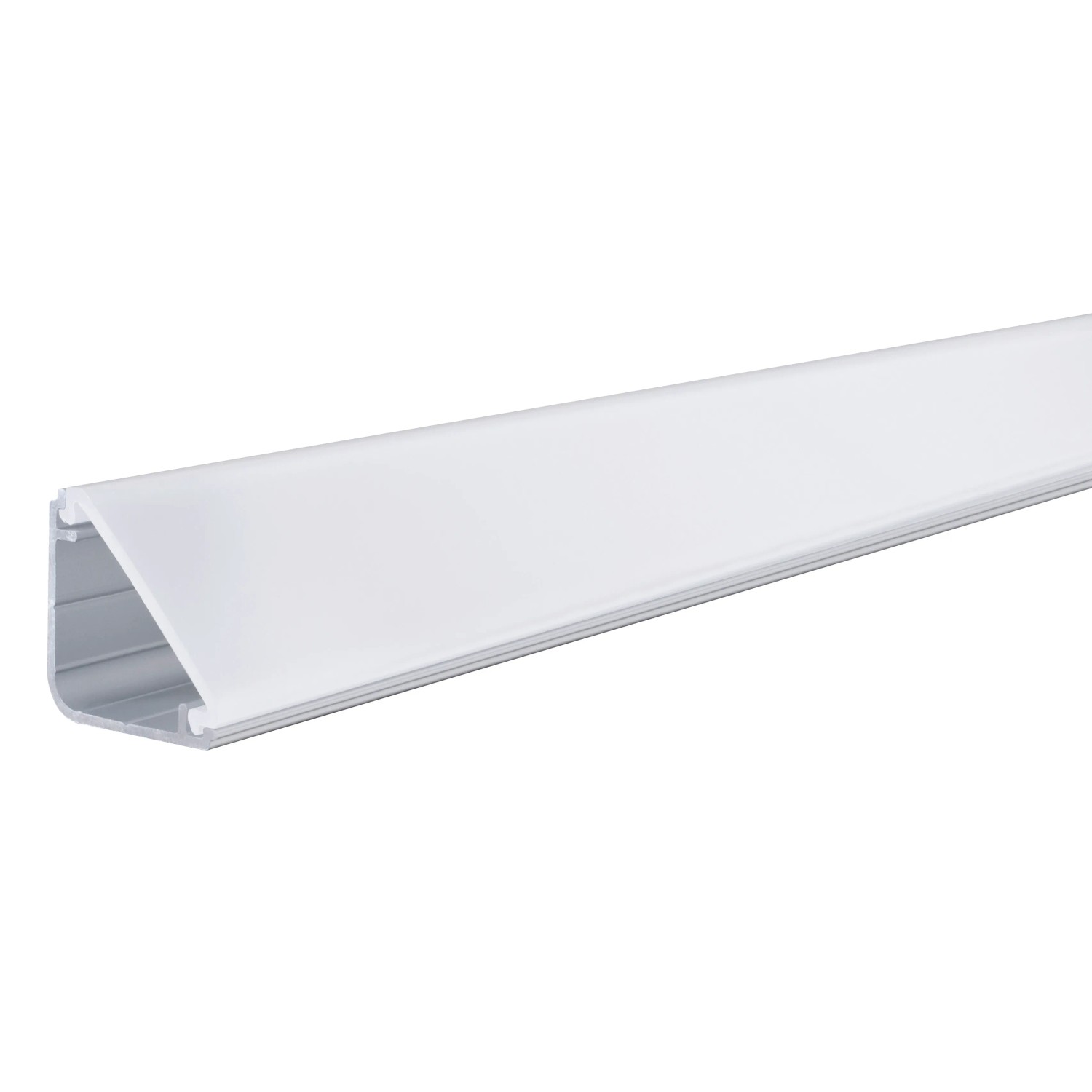 Paulmann Delta Profil, 1 m LED-Streifen-Profil mit Diffusor für gleichmäßige Lichtverteilung.